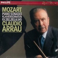 Philips Digital Classics : Arrau - Mozart Sonatas 4, 5 & 16